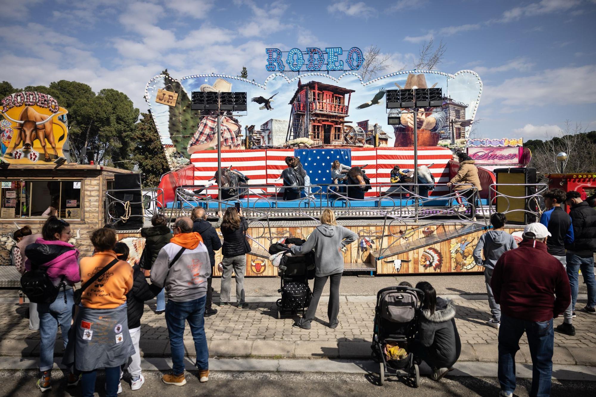 Las ferias vuelven a llenarse en el Tío Jorge tras un año de ausencia