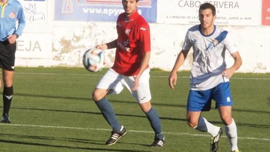 Burguillos, durante un partido de la presente temporada.