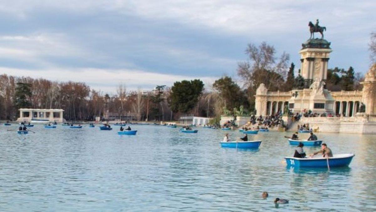 El Estanque Grande del Parque de El Retiro.