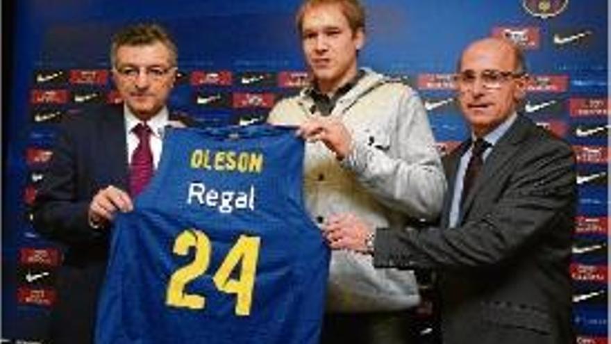 Bàsquet El Barça Regal presenta Brad Oleson