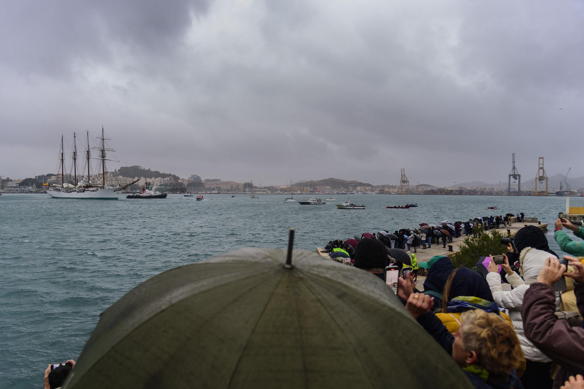 Así ha sido el homenaje a Elcano en Cartagena