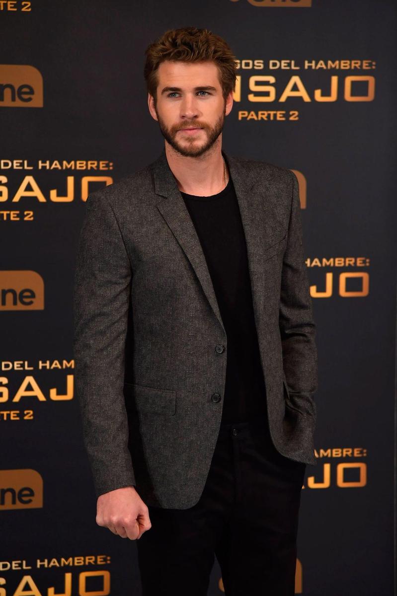 Liam Hemsworth en la presentación de 'Los Juegos del Hambre' en Madrid