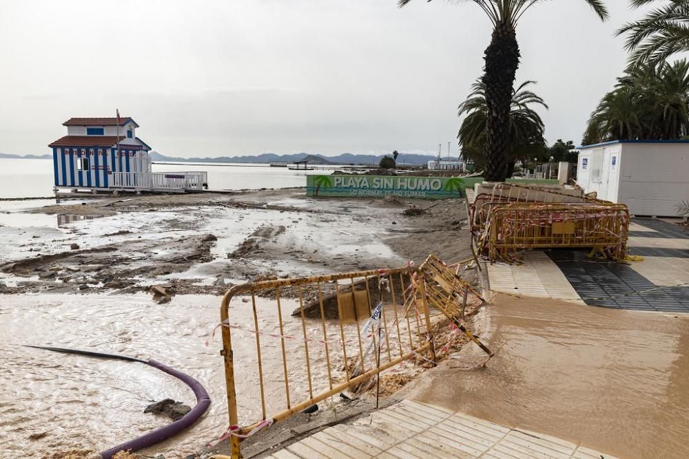 Borrasca Gloria: lluvias e inundaciones en Los Alcázares y San Javier