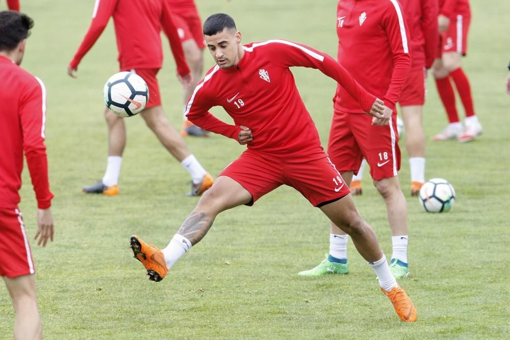 Entrenamiento del Sporting