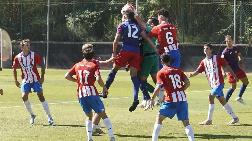 Girona B-L&#039;Escala: Una part per a cadascú i empat (2-2)