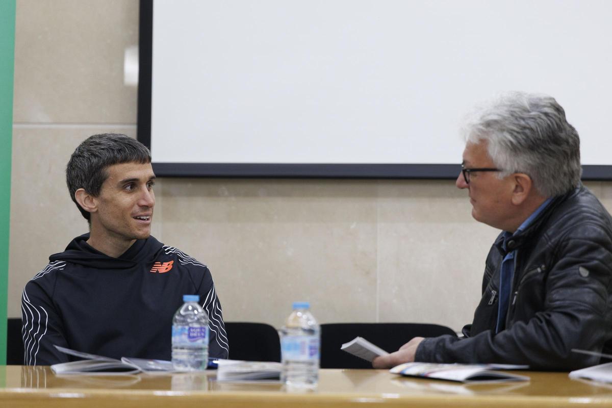 Mariano García, durante la entrevista con La Opinión