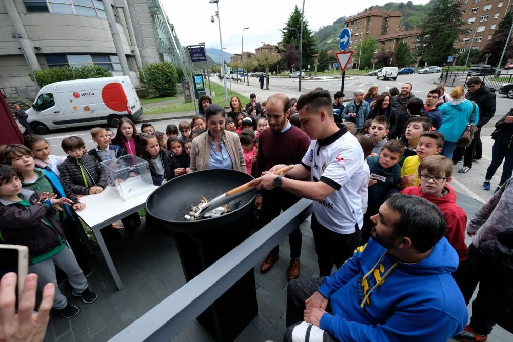 La antorcha olímpica llega a Mieres