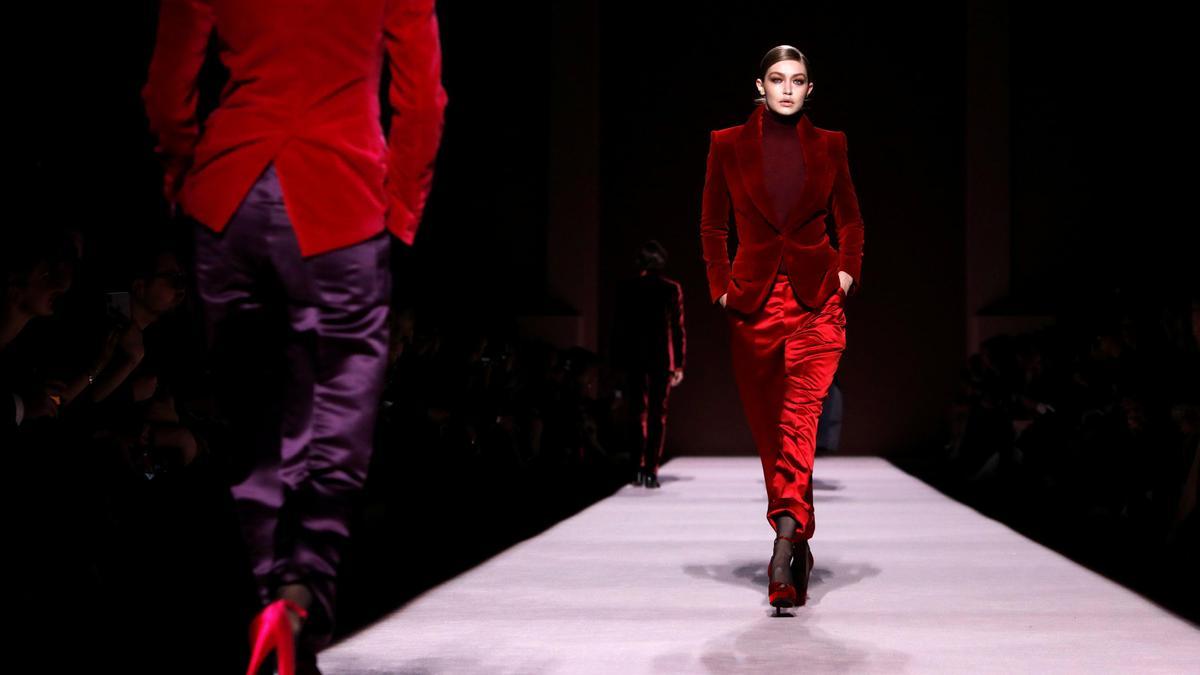 Un desfile de Tom Ford en Nueva York en 2019