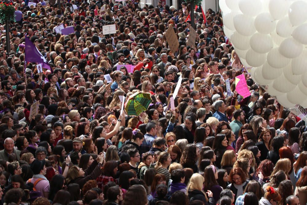 El 8M en la plaza de la Constitución