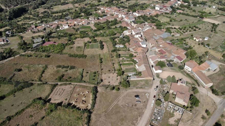 Imagen aérea de la localidad de Viñas. | Ch. S.