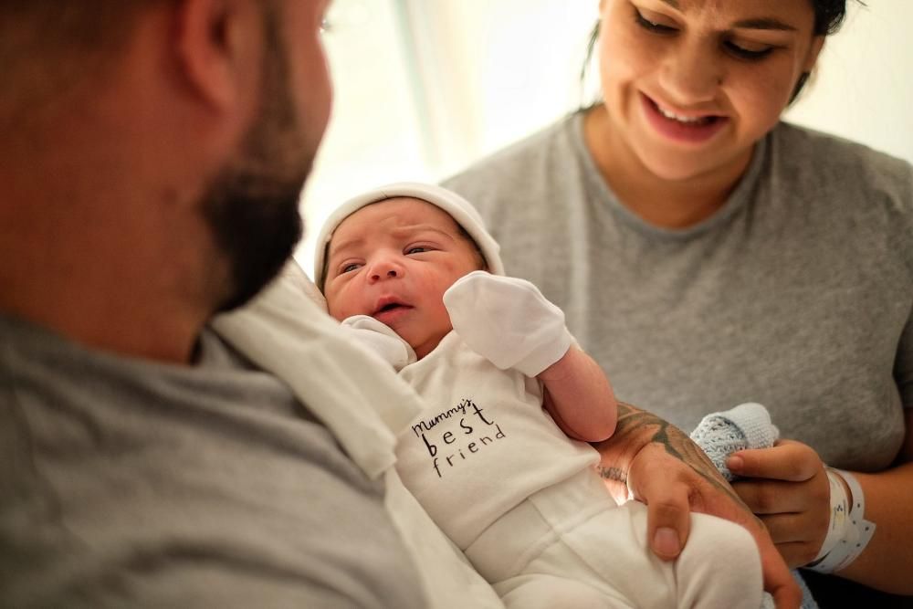 Pedro, el primer niño nacido en 2020 en Tenerife