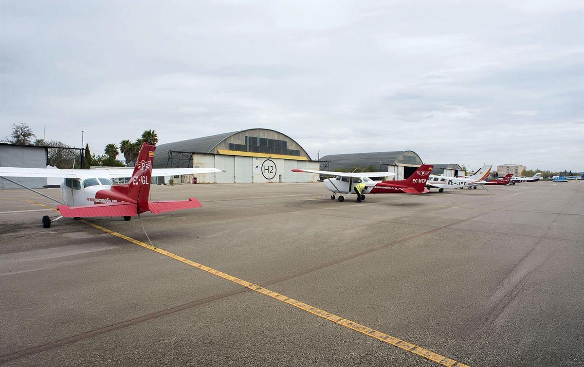 Imagen del Aeropuerto de Son Bonet, cuya plataforma de estacionamiento de aeronaves será ampliada con una inversión de 1,5 millones de euros