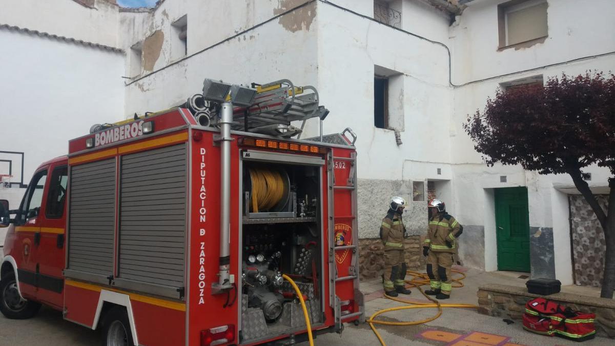 Fallece una mujer de 86 años en un incendio en San Martín del Moncayo