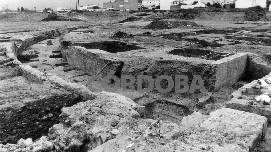 Cercadilla Córdoba 1992 El yacimiento de Cercadilla, al descubierto