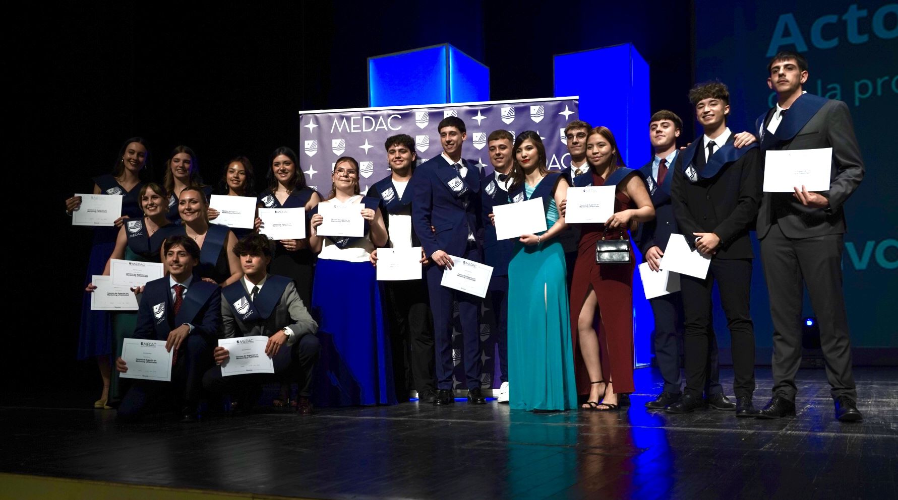 Acto de graduación 2025 del alumnado de Davante en Zaragoza
