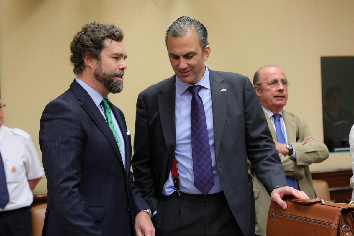 Iván Espinosa De Los Monteros y Javier Ortega Smith.