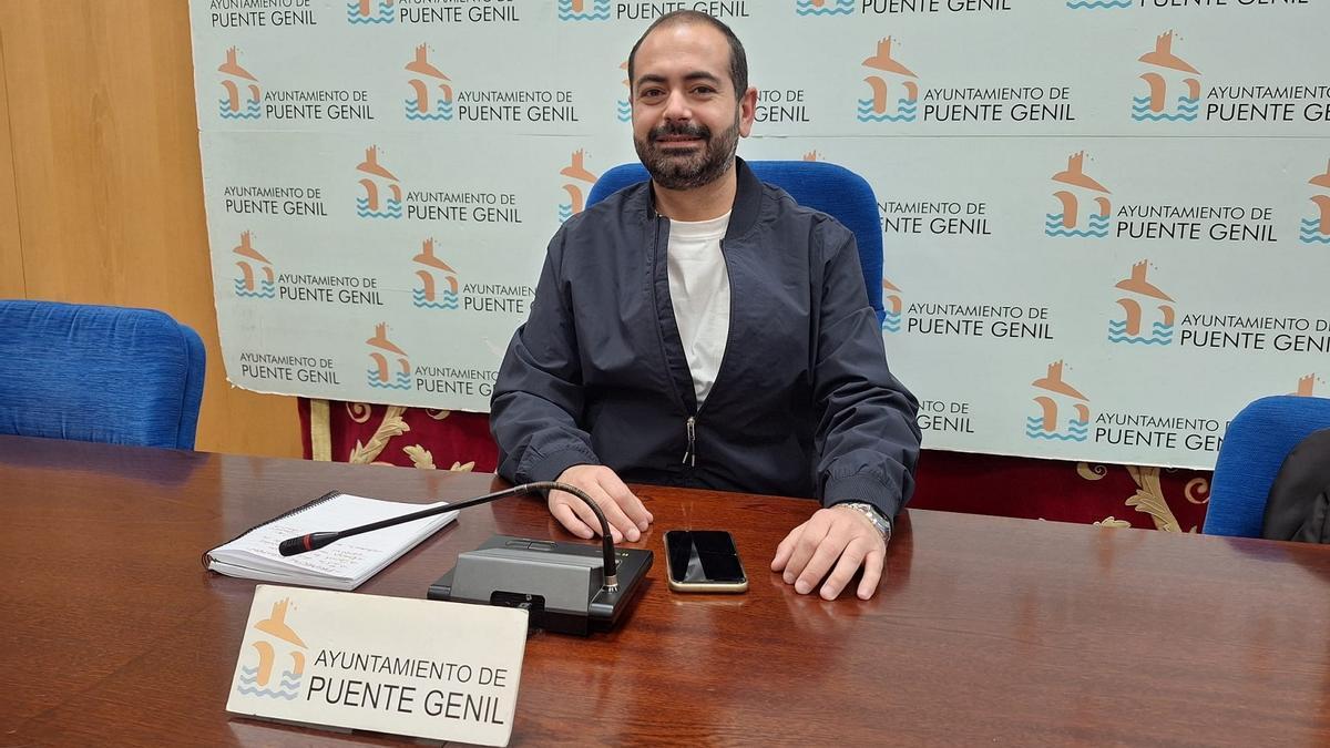 Jesús David Sánchez, portavoz de IU en Puente Genil.