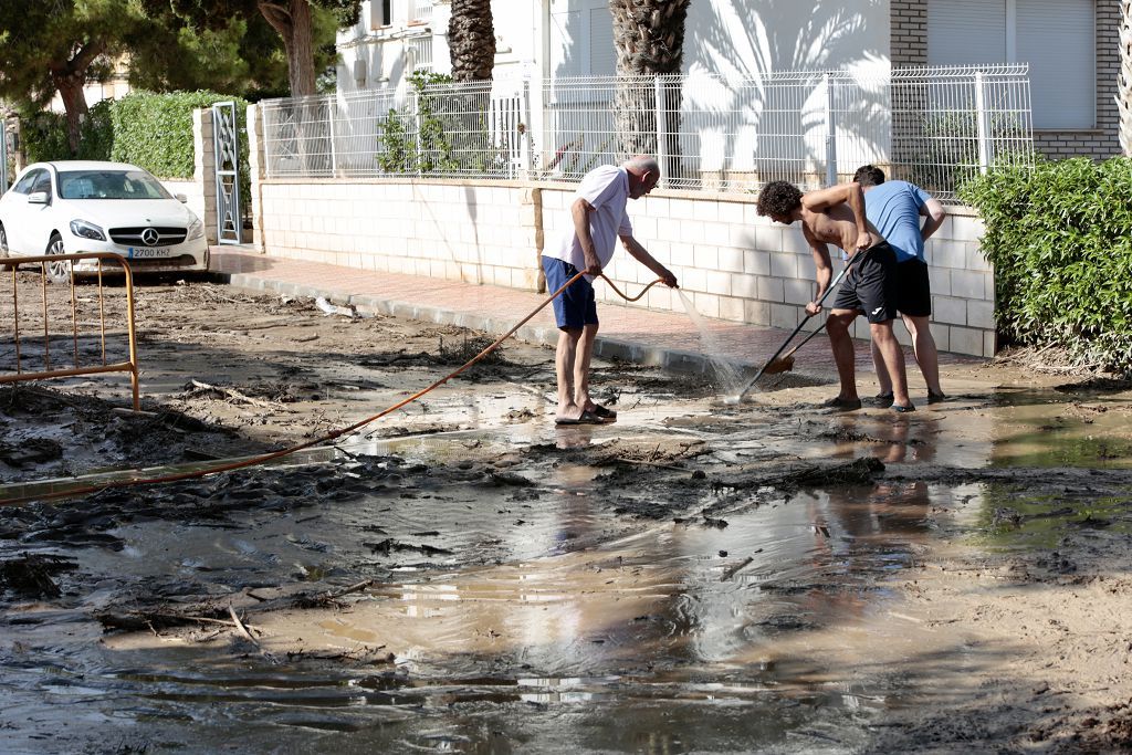 Estas son las imágenes que deja la DANA a su paso por Águilas