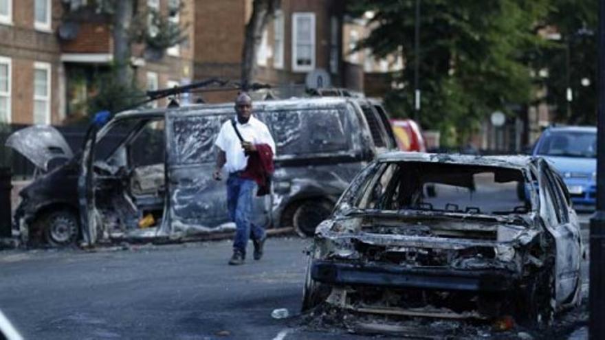 Los disturbios de Londres ocasionan importantes daños