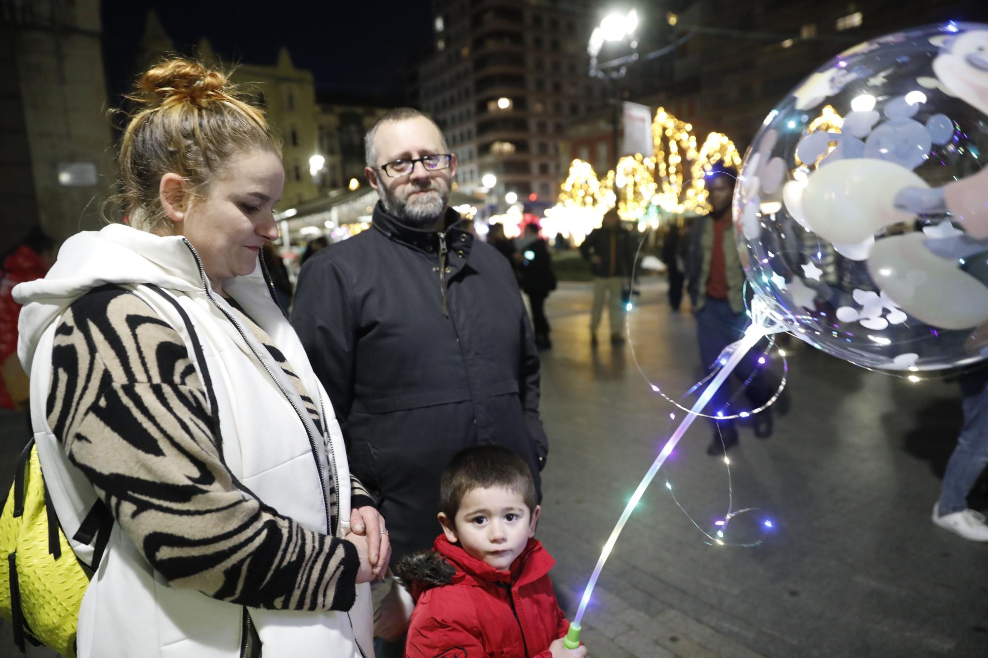 Encendido de las luces navideñas en Gijón