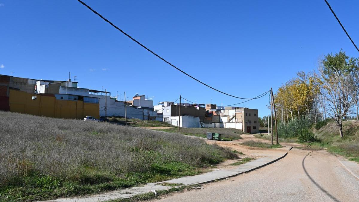 Zona de Cerro de Reyes afectada por la riada aún pendiente de la regeneración.