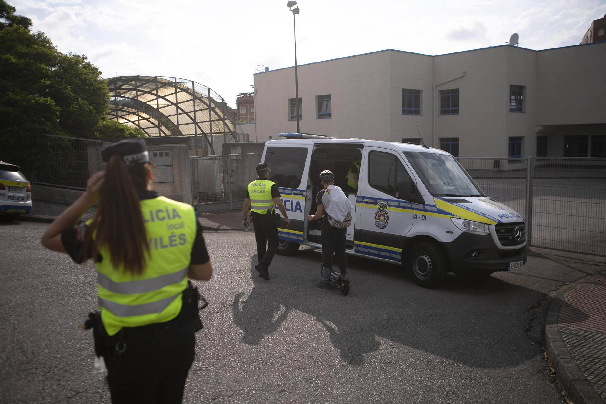 Control de alcoholemia y drogas en Avilés