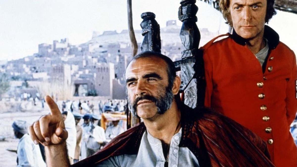 La película El hombre que pudo reinar, dirigida por John Huston en 1975
