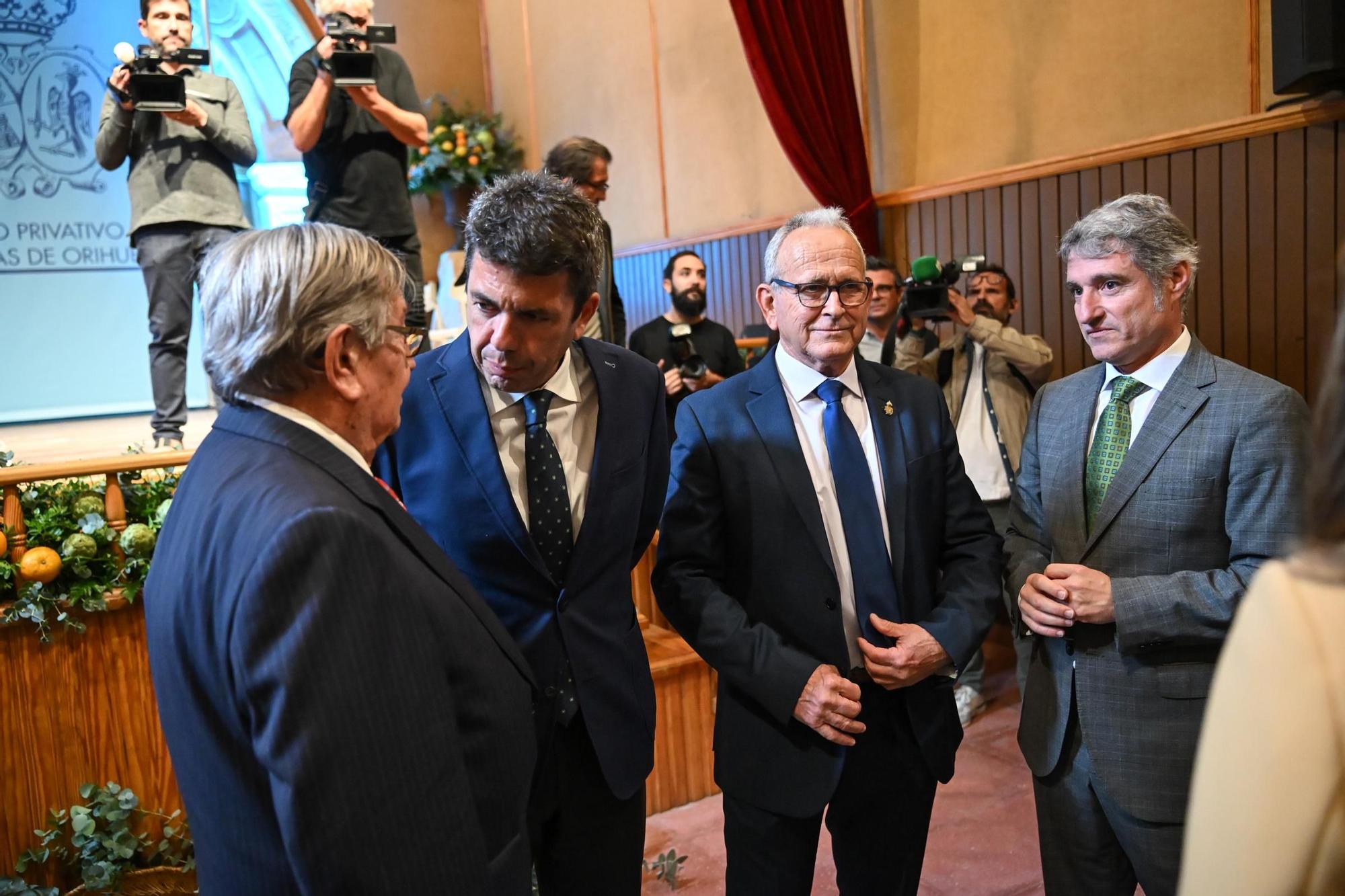 Entrega de los Premios de las Aguas en el 750 aniversario del Juzgado Privativo de Aguas de Orihuela