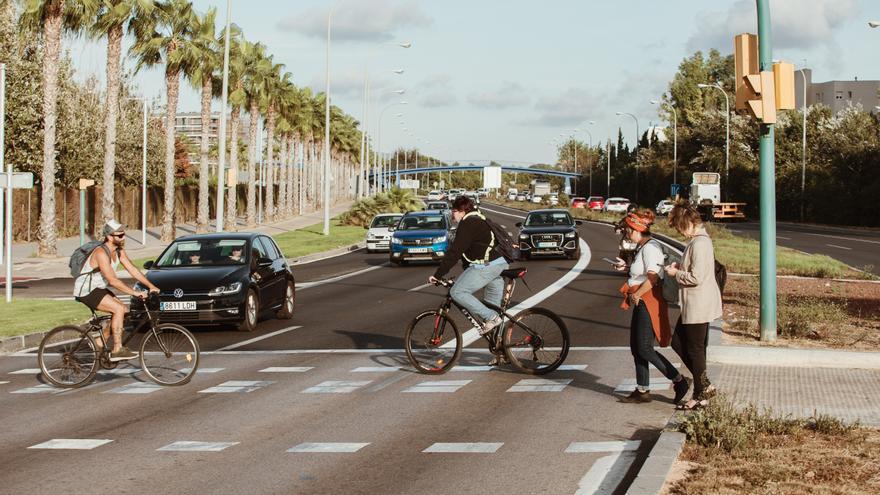 El carril Bus-VAO de Palma se modificará con apenas una semana de vida