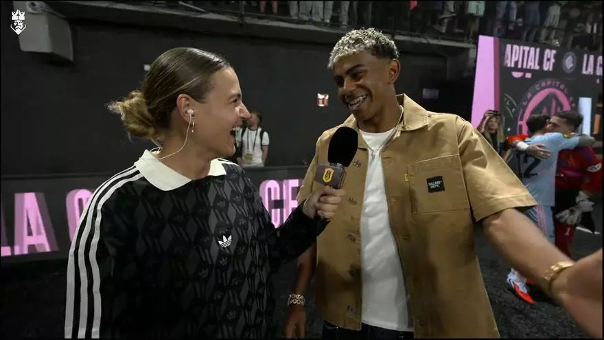 El recado de Lamine Yamal a Koundé tras marcar el 'Penalti presidente'. Le va a doler...