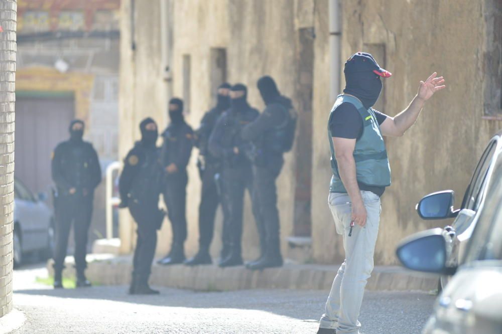 Macrooperación policial contra el narcotráfico en Cartagena