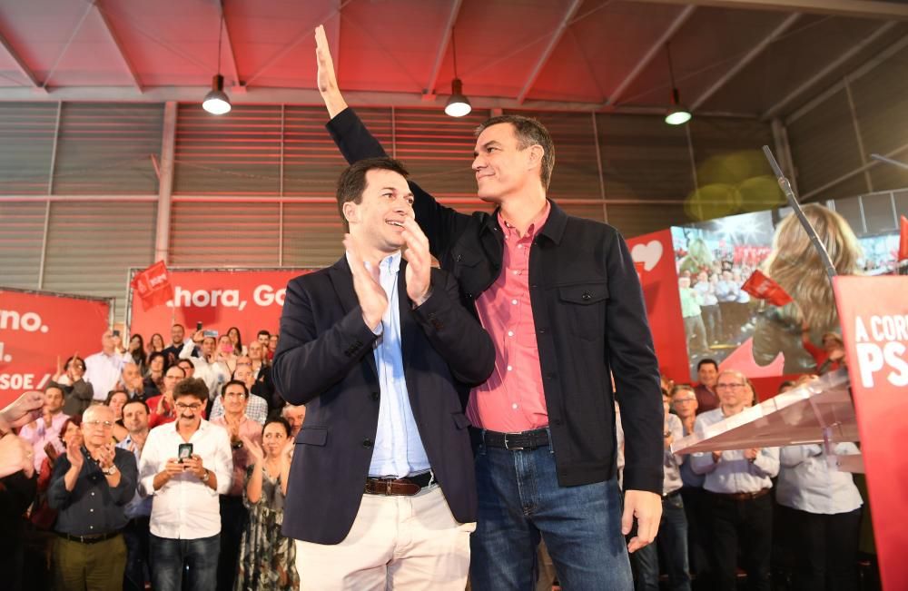 Mitín de Pedro Sánchez en A Coruña