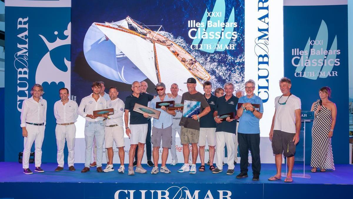 La XXXI Regata Illes Balears Clàssics entrega los premios a los mejores de cada clase