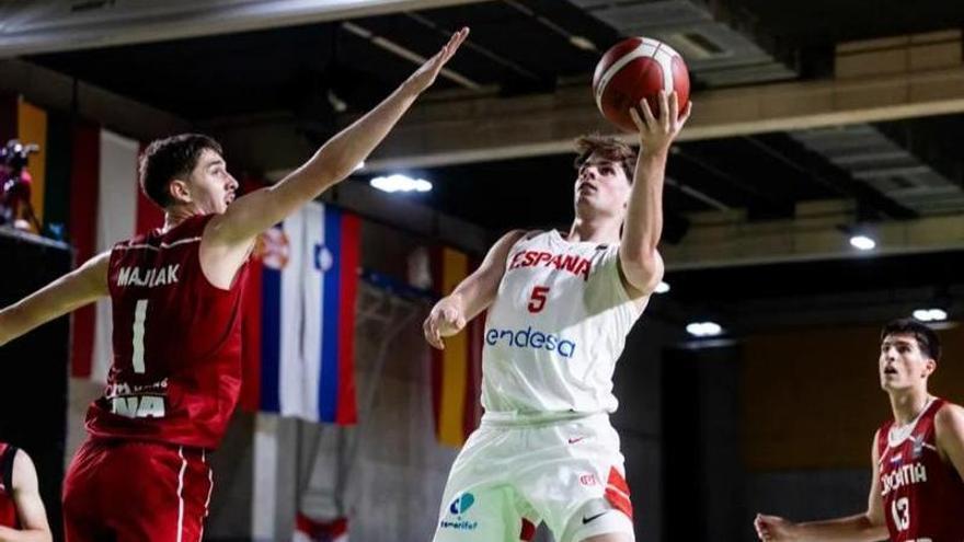 Álex Blanco, el 'júnior de oro' del Valencia Basket, líder de una España invicta en el EuroBasket U20