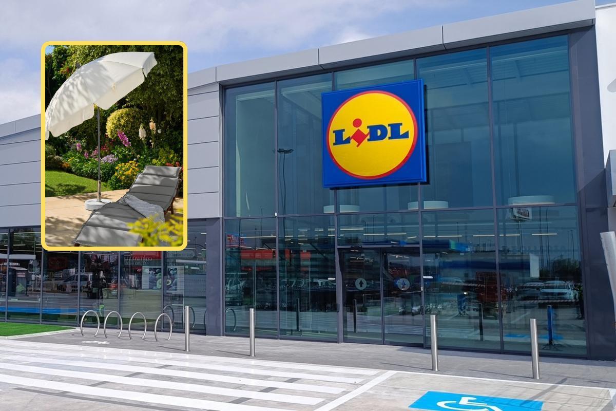 La sombrilla de terraza más barata del mercado, ya la puedes comprar en Lidl.