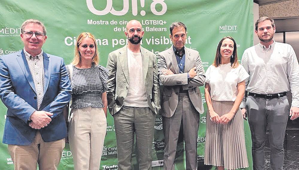 Guillem Ginard, Lourdes Roca, Jaume Ripoll, Pedro Vidal, Cristina Aguilera y Albert Adad.