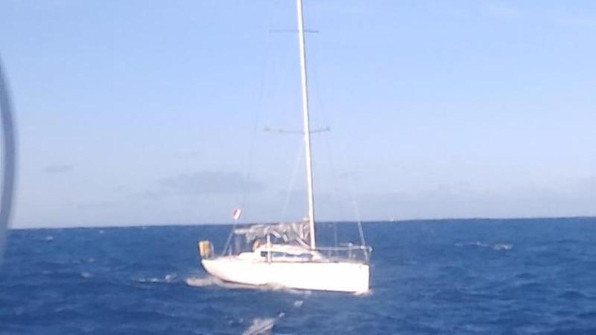 Embarcación en la que navegaba el desaparecido durante la regata ‘Saliling Race Cap Martinique’.