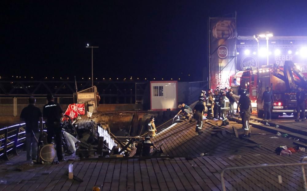 Accidente en O Marisquiño de Vigo: 300 heridos