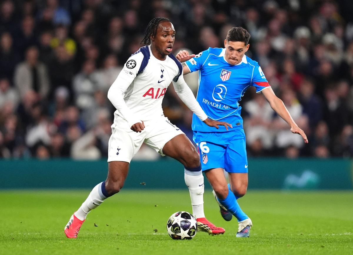 Champions League: Tottenham Hotspur - Atlético de Madrid.