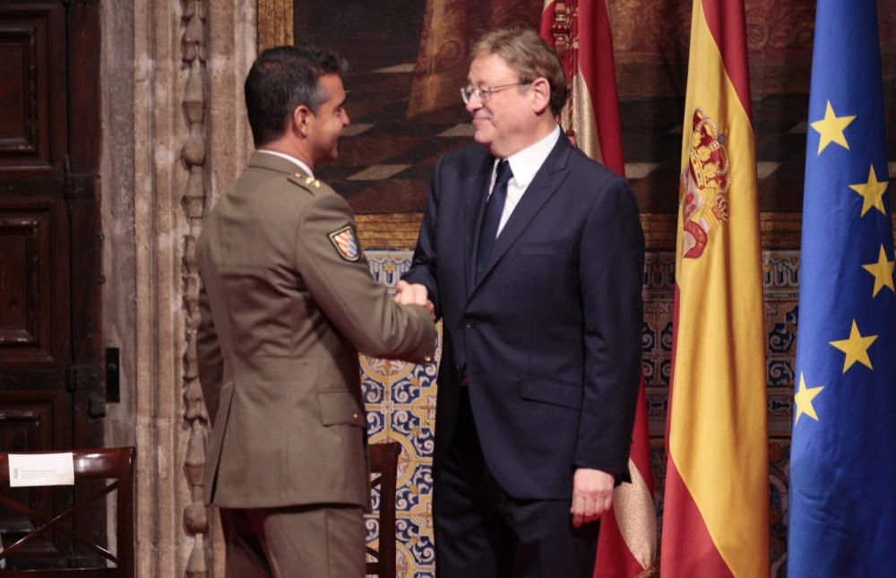 Acto institucional por el 9 d'Octubre en el Palau de la Generalitat