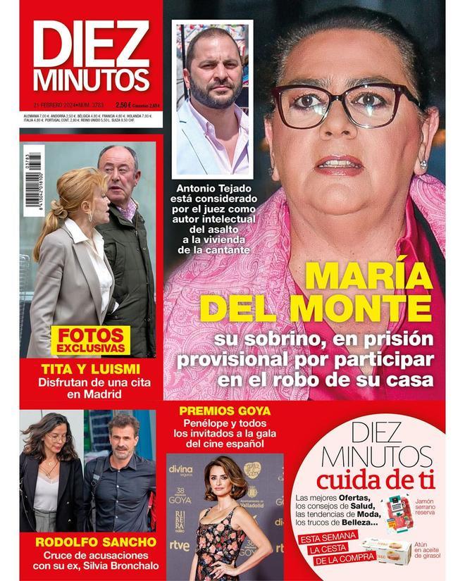 Portada revista Diez Minutos 14 febrero 2024