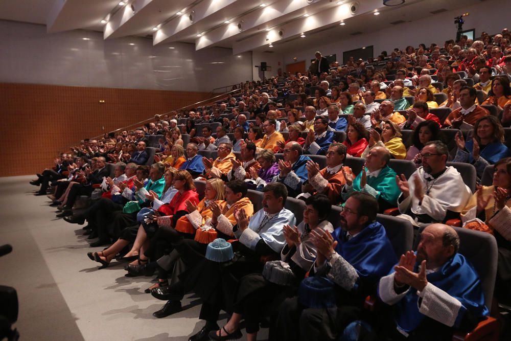 El acto oficial que ha tenido lugar en la Escuela de Ingenieros Industriales de la Universidad de Málaga