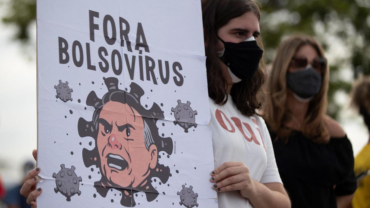 Protestas contra Bolsonaro en Brasil