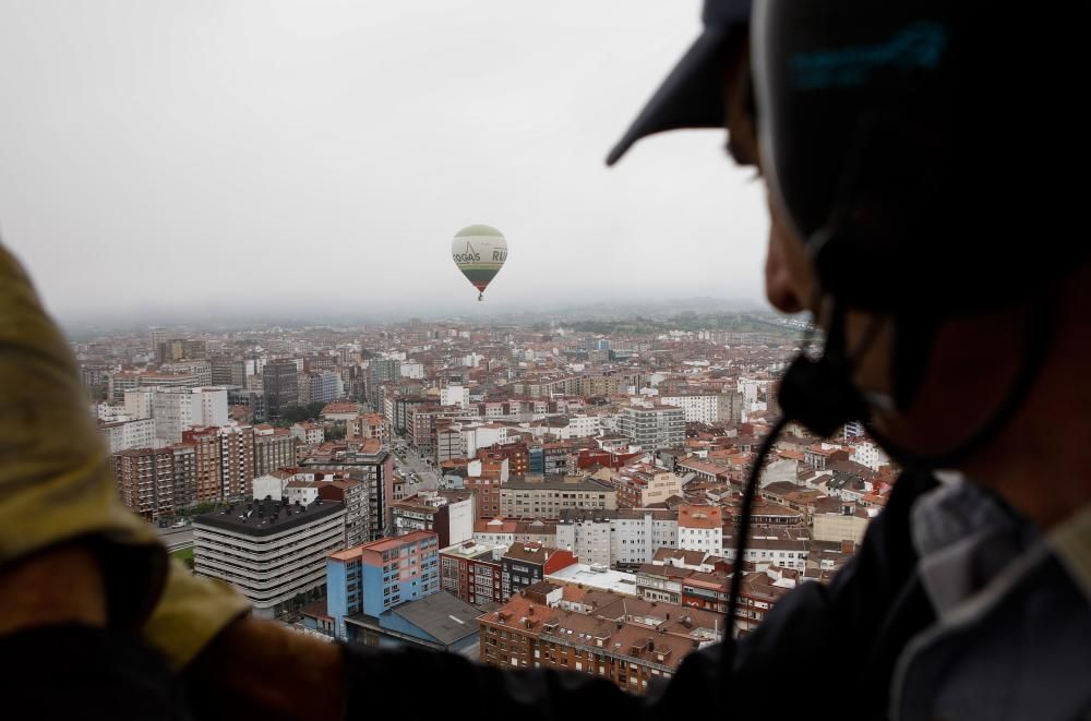 Gijón desde un dirigible