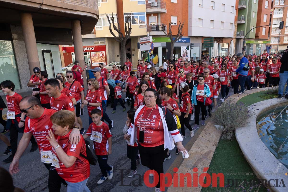 Marcha de la ONG Delwende en Caravaca