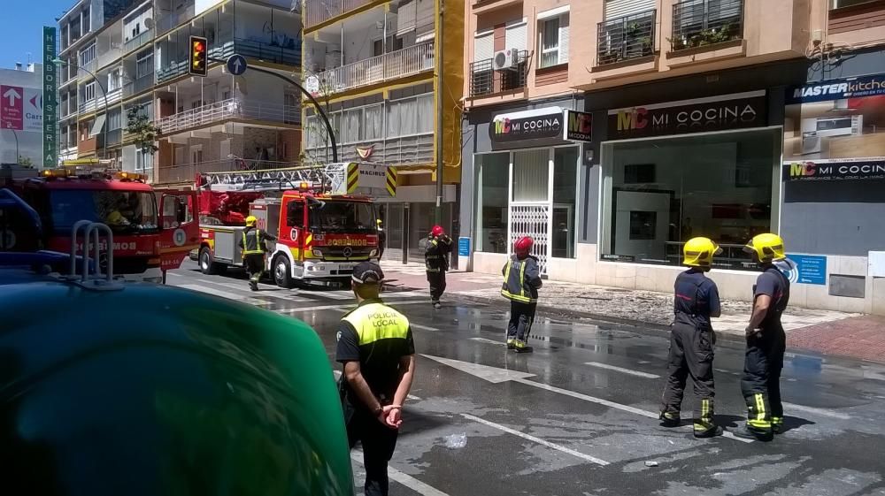 El fuego calcina un edificio de Héroe de Sostoa