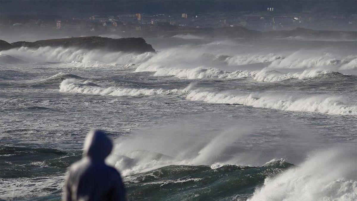 La provincia está en alerta por viento y fenómenos costeros