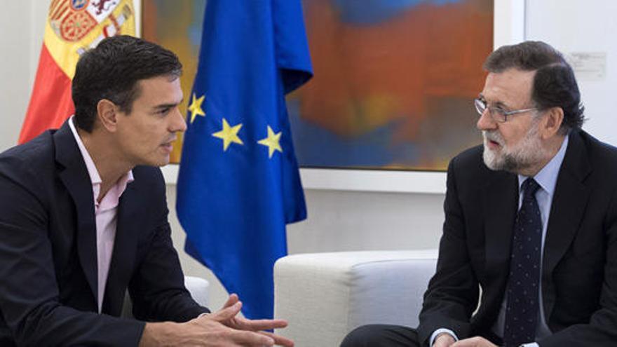 Sánchez y Rajoy, en una imagen de archivo.