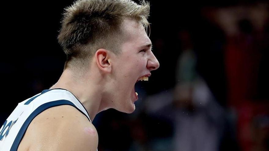 Eslovenia, con Doncic emergiendo, amenaza el favoritismo de España