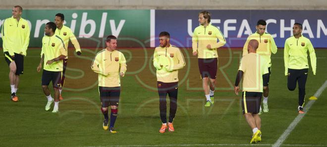 ENTRENO BARÇA EN NICOSIA